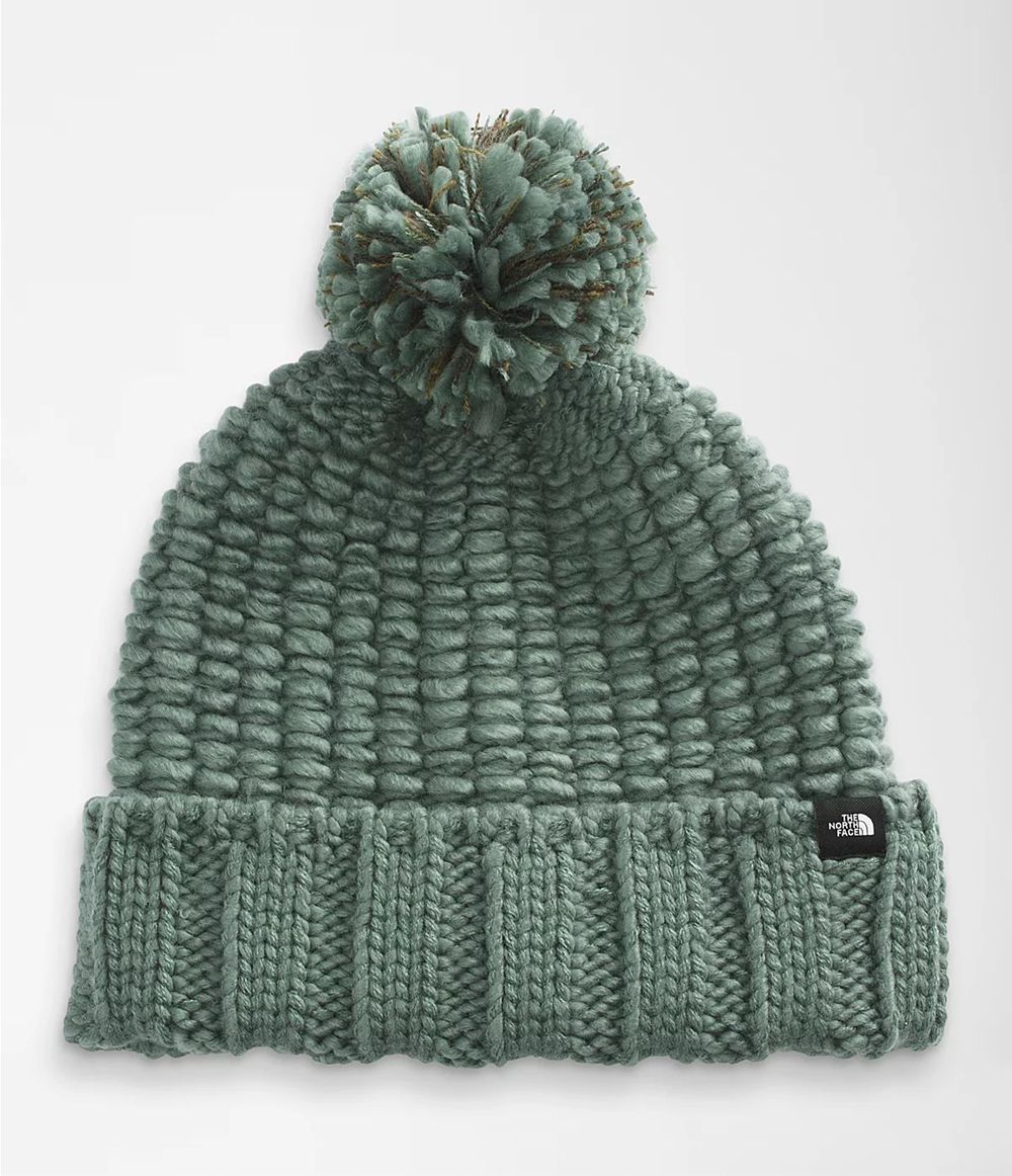 The North Face Cozy Chunky Beanies Damen - Grün CH-921ZXGF